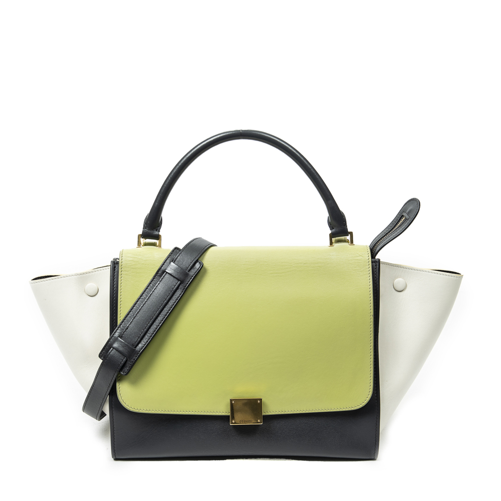 Celine Medium Tricolor Trapeze